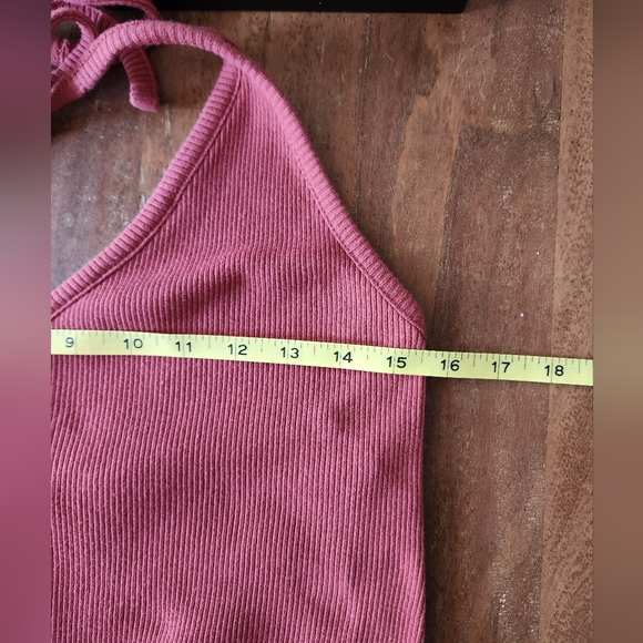 GAP Sleeveless Maxi Dress In Courtyard Brick L - Picture 6 of 9